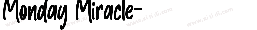 Monday Miracle字体转换